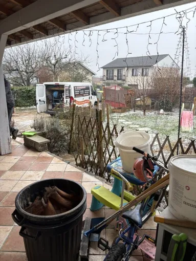 Déblocage d un bout de béton bloquer dans une canalisation eu à Villette d anthon, Vaulx-Milieu, JP ASSAINISSEMENT