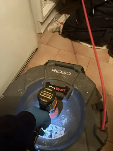 Débouchage canalisation d40 avec furet mécanique à Chaine à Domarin, Vaulx-Milieu, JP ASSAINISSEMENT