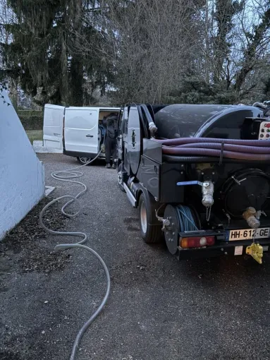 Dégazage d une cuve a fuel et découpe avec évacuation à Saint Savin, Vaulx-Milieu, JP ASSAINISSEMENT