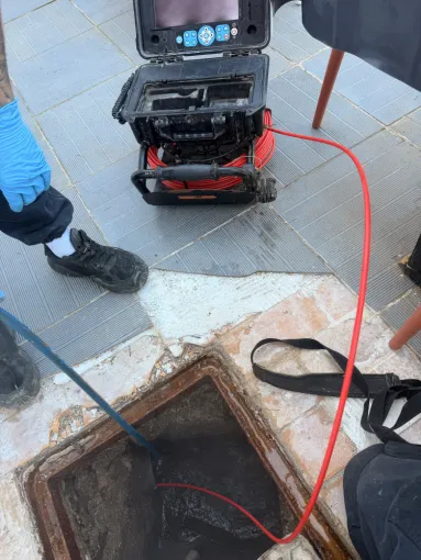 détartrage canalisation avec robot a chaine et curage hp à Vaulx-Milieu