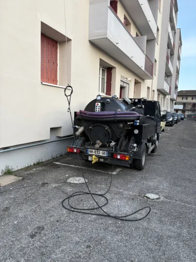 curage préventif de colonne eu dans une copro à Bourgoin Jallieu