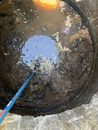 débouchage d un collecteur eu dans un lotissement à Briord