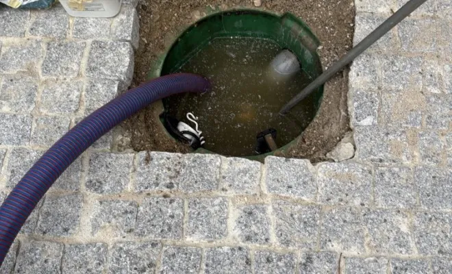 Déblocage d une pompe de relevage à Domarin, Vaulx-Milieu, JP ASSAINISSEMENT