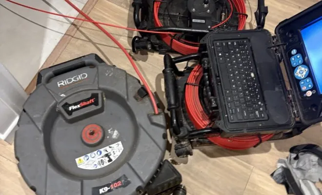 Débouchage canalisation évier d40 et inspection video pour contrôle de l état à Saint Jean de Bournay, Vaulx-Milieu, JP ASSAINISSEMENT