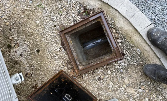 Débouchage canalisation par haute pression entre 2 regard à Vénérieu, Vaulx-Milieu, JP ASSAINISSEMENT