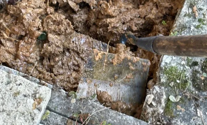 Débouchage canalisation wc entre 3 regards à Briord, Vaulx-Milieu, JP ASSAINISSEMENT