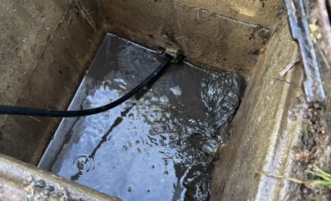 Débouchage d une source qui alimente une boutasse à Saint Quentin Fallavier, Vaulx-Milieu, JP ASSAINISSEMENT