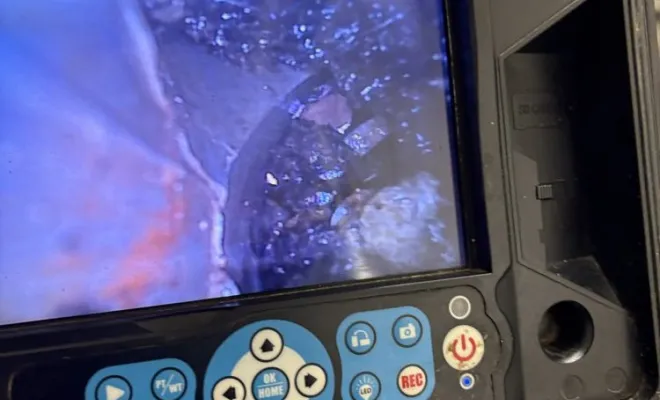 Inspection vidéos dans une canalisation d'une chaufferie dans une mairie pour infiltration d eau à Saint Bonnet de Mure, Vaulx-Milieu, JP ASSAINISSEMENT