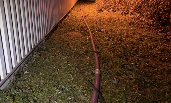 vidange et nettoyage d une fosse toutes eaux dans une entreprise à Saint Bonnet de Mure