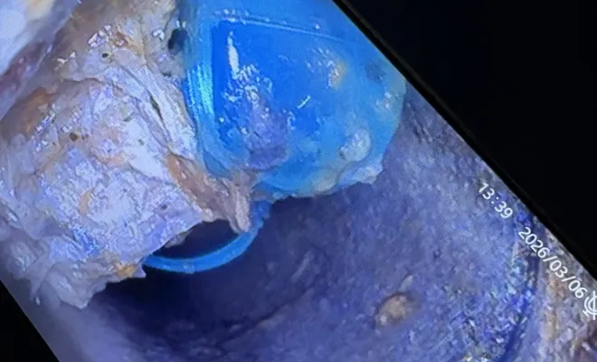 débouchage d une canalisation wc et évacuation objet bloquer dans une agence immobilière à Montalieu