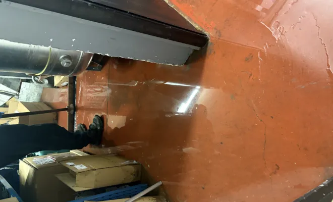 débouchage  da une canalisation wc dans une concession auto à Bourgoin Jallieu