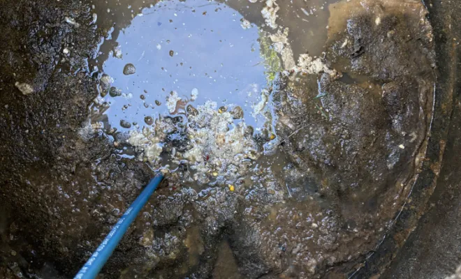 débouchage d un collecteur eu dans un lotissement à Briord