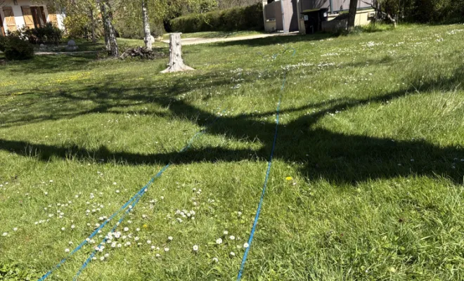 débouchage d un collecteur eu dans un lotissement à Briord