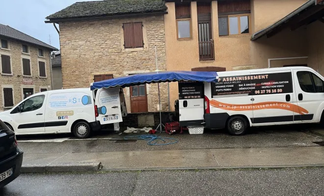 Curage et détartrage canalisation wc avec robot de fraisage à Hieres-sur-Amby, Vaulx-Milieu, JP ASSAINISSEMENT