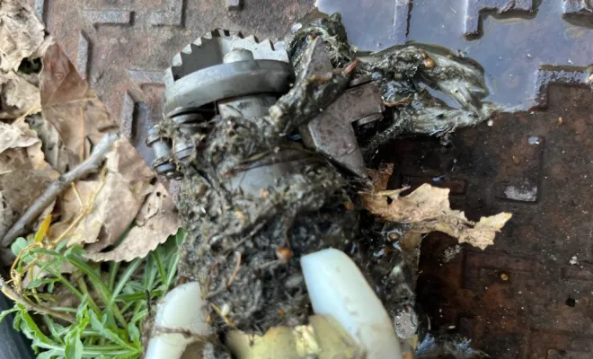 Débouchage canalisation eu avec tête coupe racine à Tignieu, Vaulx-Milieu, JP ASSAINISSEMENT