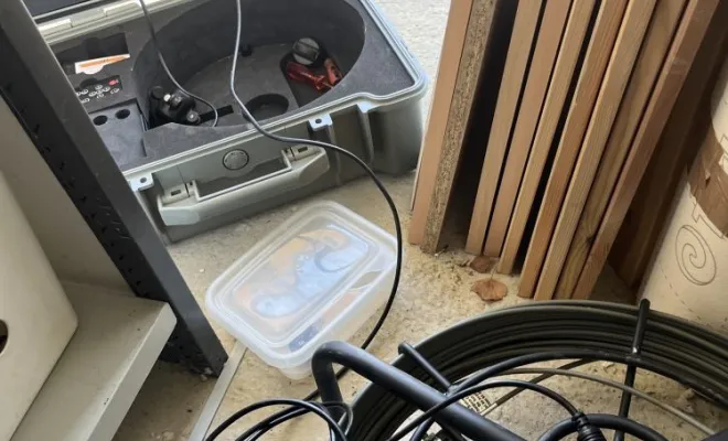 Débouchage canalisation WC et inspection et localisation d'un regard sous terre à Saint Pierre de Chandieu, Vaulx-Milieu, JP ASSAINISSEMENT