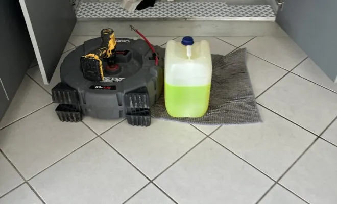 Débouchage d'une canalisation de cuisine et vérification par camera à Valencin, Vaulx-Milieu, JP ASSAINISSEMENT