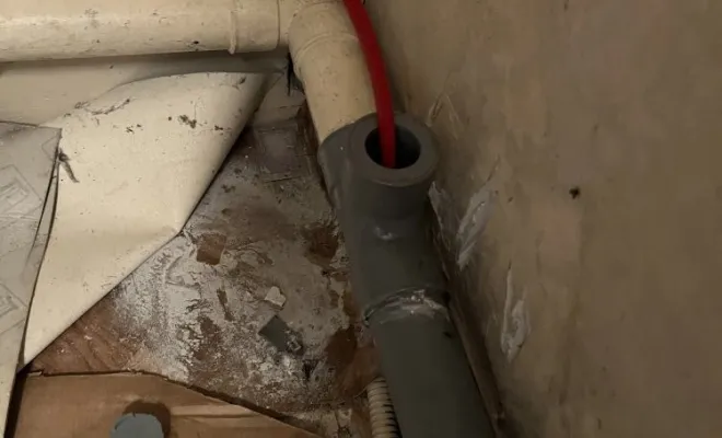 Débouchage d'une canalisation de salle de bain d40 au 1er étage à Bourgoin Jallieu, Vaulx-Milieu, JP ASSAINISSEMENT