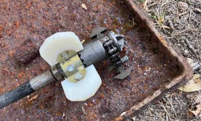 Débouchage d'un collecteur eu boucher par une racine à Cremieu débouchage d'un collecteur eu boucher par une racine à Cremieu, Vaulx-Milieu, JP ASSAINISSEMENT