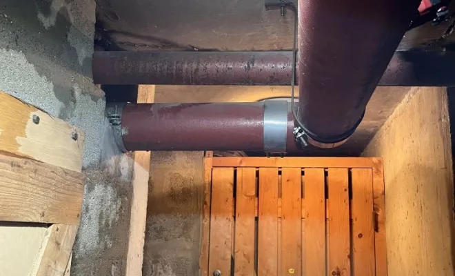 Débouchage d'une colonne eaux pluviales dans un bâtiment à Bourgoin Jallieu, Vaulx-Milieu, JP ASSAINISSEMENT