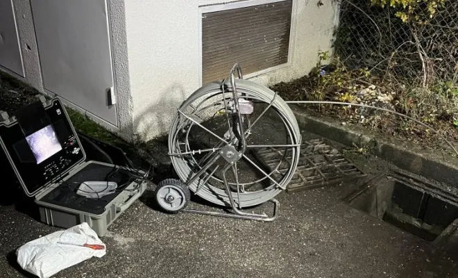 Débouchage d'une grille ep et inspection video et localisation de la casse à Saint Jean de Bournay, Vaulx-Milieu, JP ASSAINISSEMENT