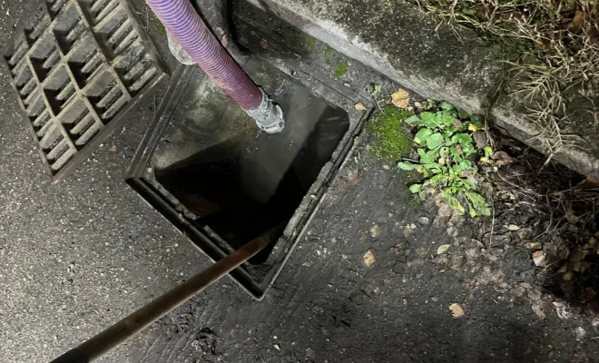 Débouchage d'une grille ep et inspection video et localisation de la casse à Saint Jean de Bournay, Vaulx-Milieu, JP ASSAINISSEMENT