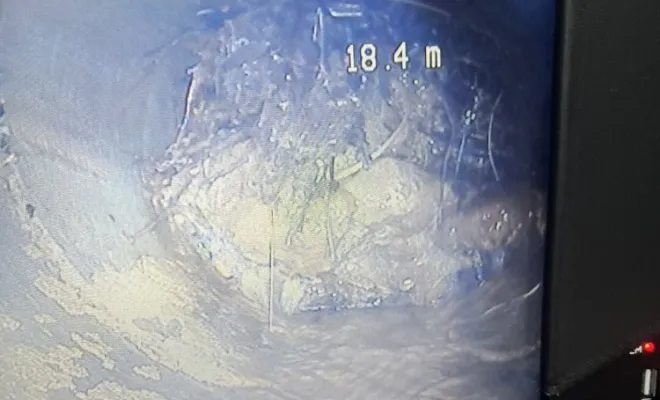 Débouchage et inspection vidéo d'une canalisation eau pluvial d300 100% boucher à Heyrieux, Vaulx-Milieu, JP ASSAINISSEMENT