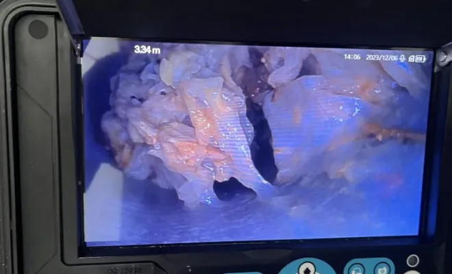 Débouchage et inspection video pour contrôle de la colonne à Panossas, Vaulx-Milieu, JP ASSAINISSEMENT