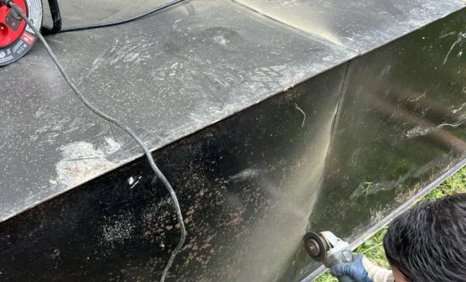 Dégazage d'une cuve à fuel 2000 litres et découpe avec évacuation à Paladru, Vaulx-Milieu, JP ASSAINISSEMENT