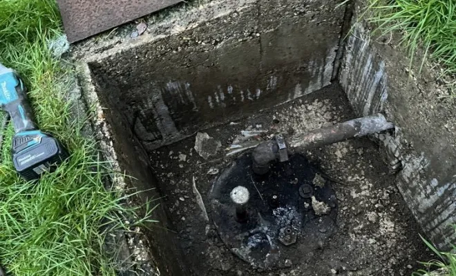 Dégazage et neutralisation au sable d'une cuve à fuel 3000 litres à Saint Savin, Vaulx-Milieu, JP ASSAINISSEMENT