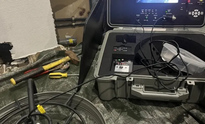 Détartrage avec robot de fraisage d'une colonne eu dans un bâtiment à Bourgoin Jallieu, Vaulx-Milieu, JP ASSAINISSEMENT