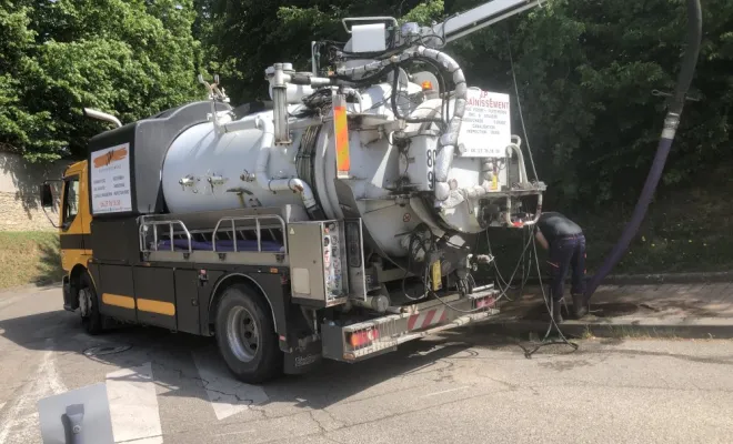 Entretien de réseau ep et nettoyage des grilles eau pluvial à Saint Georges D'éspéranche, Vaulx-Milieu, JP ASSAINISSEMENT