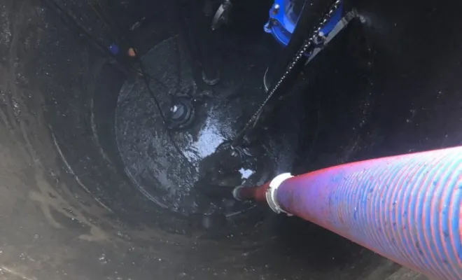 Fosse de relevage, Vaulx-Milieu, JP ASSAINISSEMENT