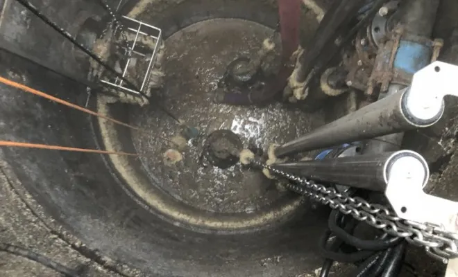 Fosse de relevage, Vaulx-Milieu, JP ASSAINISSEMENT