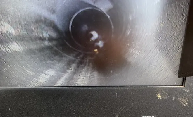 Fraisage d'une boule de ciment qui obstrue l évacuation contrôle par camera à L'Isle d'Abeau, Vaulx-Milieu, JP ASSAINISSEMENT