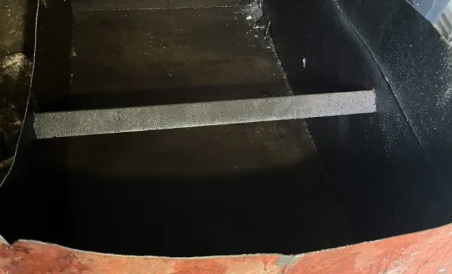 Gazage et découpe d'une cuve a fuel à Saint Jean de Bournay, Vaulx-Milieu, JP ASSAINISSEMENT