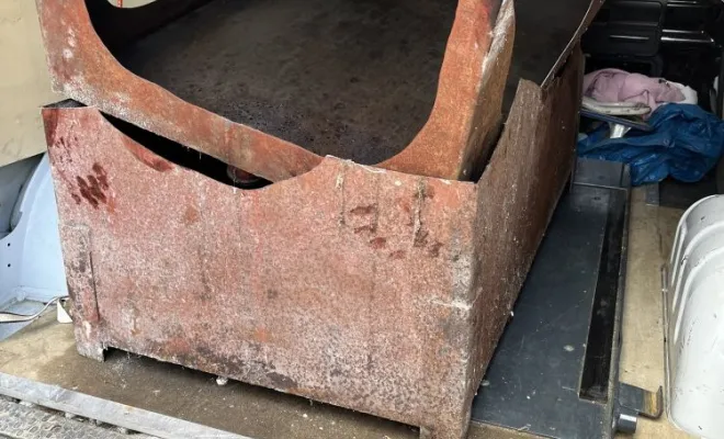 Gazage et découpe d'une cuve a fuel à Saint Jean de Bournay, Vaulx-Milieu, JP ASSAINISSEMENT