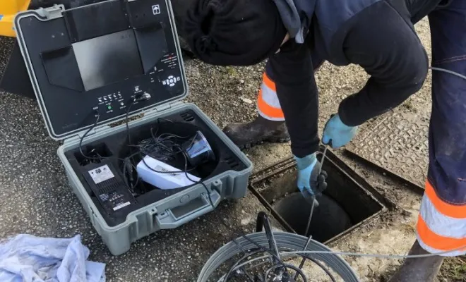 Inspection vidéo de canalisation à Colombier-Saugnieu, Vaulx-Milieu, JP ASSAINISSEMENT