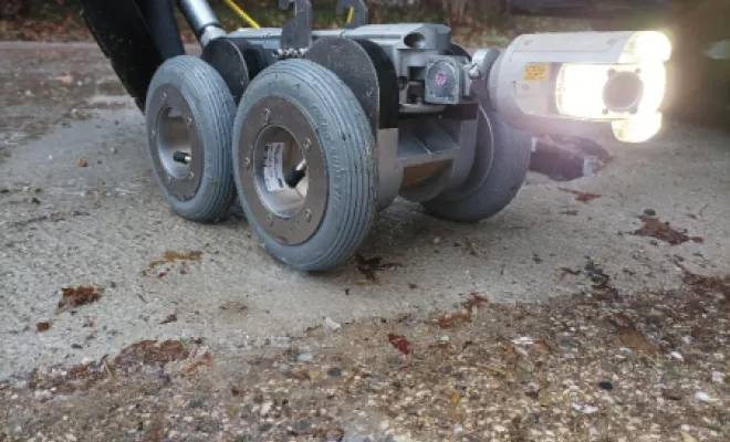 Inspection vidéo du réseau de canalisations d'un lotissement à Saint-Quentin-Fallavier, Vaulx-Milieu, JP ASSAINISSEMENT