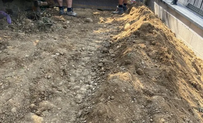 Localisation d'une canalisation sous terre pour une entreprise de BTP avant terrassement à Vienne, Vaulx-Milieu, JP ASSAINISSEMENT