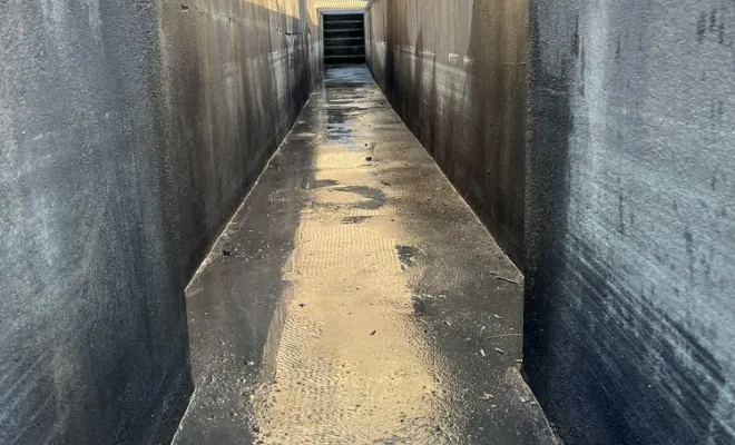 Nettoyage d'une grille aire de lavage dans une entreprise à Chaponost, Vaulx-Milieu, JP ASSAINISSEMENT