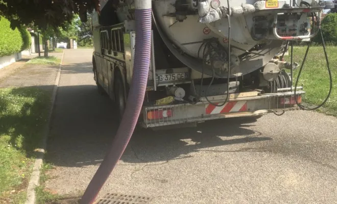 Nettoyage des grilles EP à colombier, Vaulx-Milieu, JP ASSAINISSEMENT