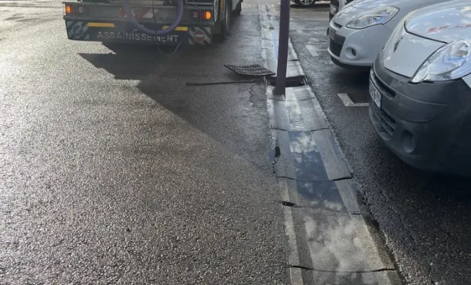 Pompage d'eau et nettoyage de 3 puits perdu suite a une inondation dans une entreprise à Saint Laurent de Mure, Vaulx-Milieu, JP ASSAINISSEMENT