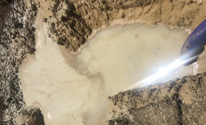 Pompage de bentonite pour un chntier à Vaulx-Milieu, Vaulx-Milieu, JP ASSAINISSEMENT