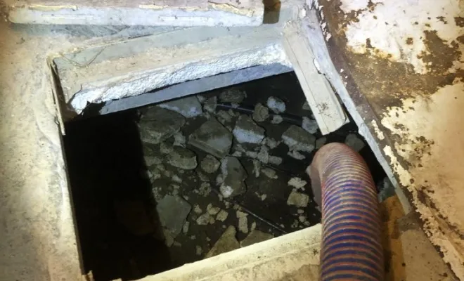 Pompage vide sanitaire, Vaulx-Milieu, JP ASSAINISSEMENT