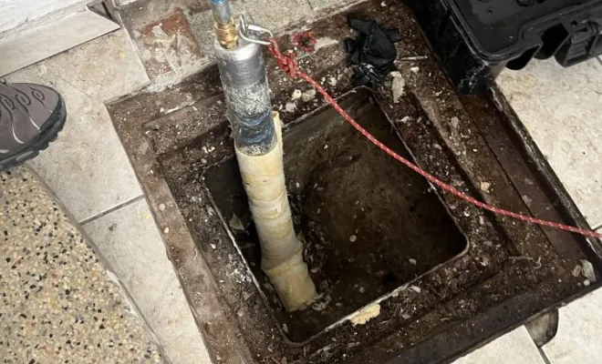 Réparation de réseau eu manchette résine dans un bâtiment pour une agence immobilière à Morestel, Vaulx-Milieu, JP ASSAINISSEMENT