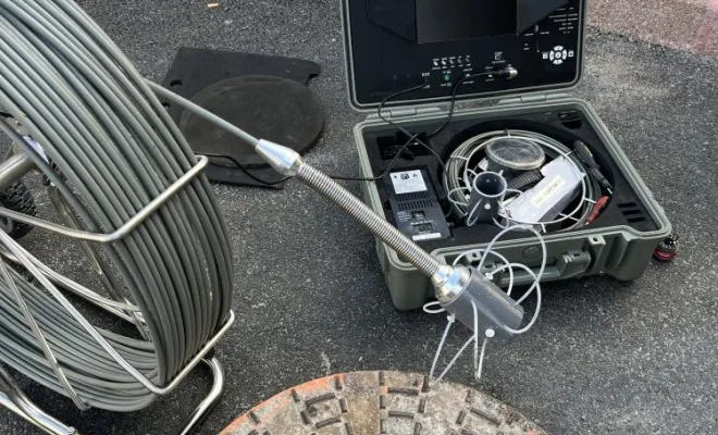 Vérification de réseaux ep , avec fluorescéine , avec inspection video et localisation à Frontonas, Vaulx-Milieu, JP ASSAINISSEMENT