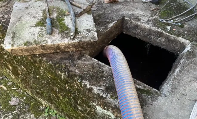 Vidange d'une fosse septique pour entretien à Saint Georges d'Esperanche, Vaulx-Milieu, JP ASSAINISSEMENT