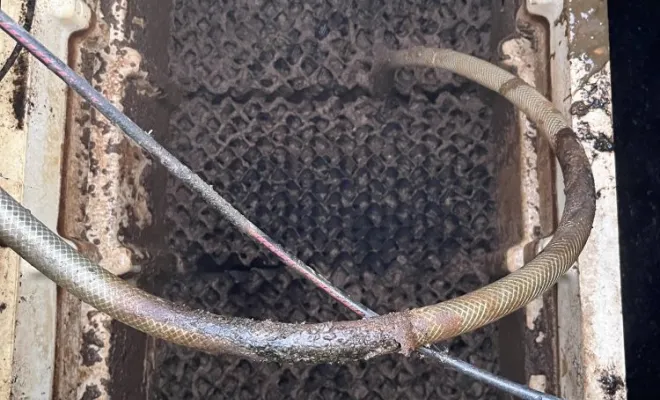 Vidange et nettoyage haute préssion d'une micro station à Saint Chef, Vaulx-Milieu, JP ASSAINISSEMENT