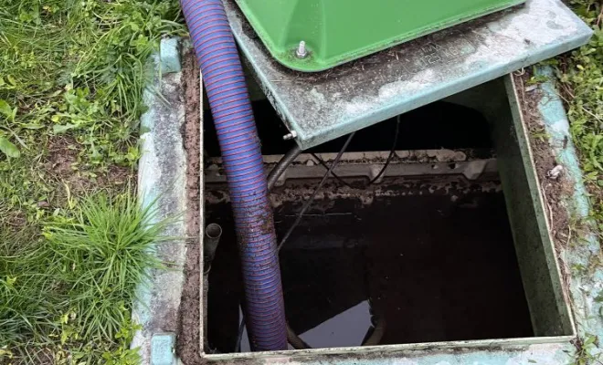 Vidange et nettoyage haute préssion d'une micro station à Saint Chef, Vaulx-Milieu, JP ASSAINISSEMENT